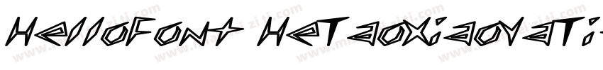 HelloFont HeTaoXiaoYaTi字体转换
